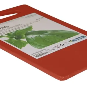 Tagliente Anita 25x15x0,7 cm con un foro manico rosso