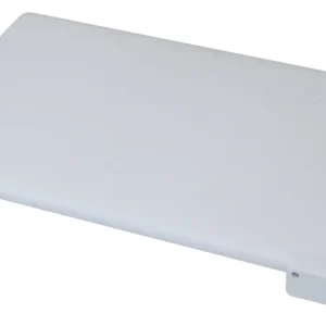 Tagliere Con Fermi Bianco Polietilene Cm. 60X40X2