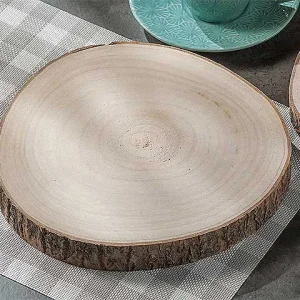 Tagliere legno d.27cm 55215