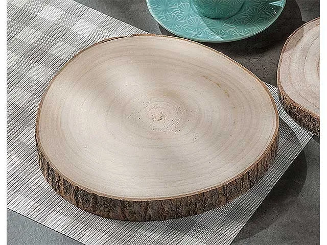 Tagliere legno d.27cm 55215