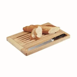 TAGLIERE LEGNO PER PANE CON RACCOGLIBRICIOLE