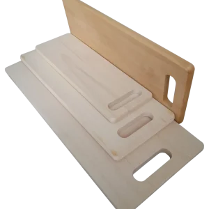 Tagliere Salumi Cm.42x17x1,5h Faggio Oliato Con Maniglia