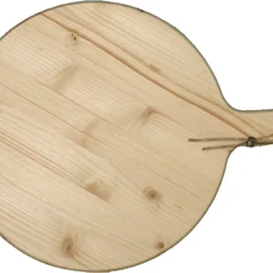 TAGLIERE TONDO CON MANICO ø cm 34 - sp. cm 1,8 Made Italy
