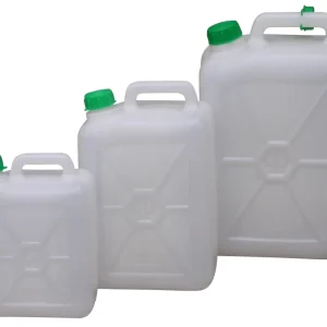 TANICA PLASTICA PER ALIMENTI lt.10 (cm. 14,5x24x37 h)