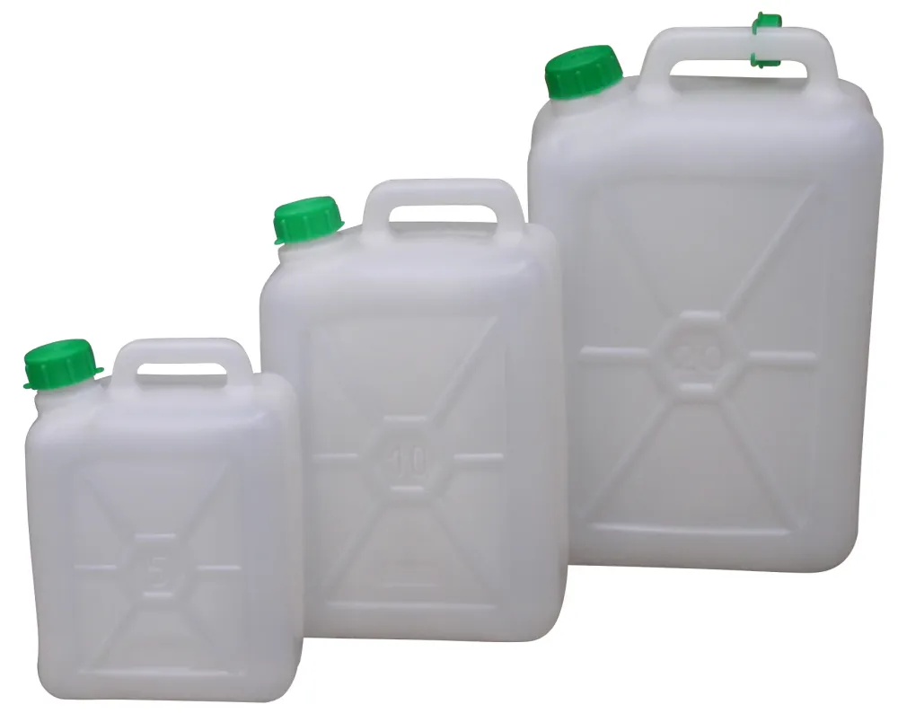 TANICA PLASTICA PER ALIMENTI lt.10 (cm. 14,5x24x37 h)