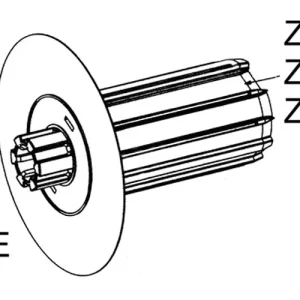 Tappi terminali flangiati per tubo ZF54 Ø180 mm
