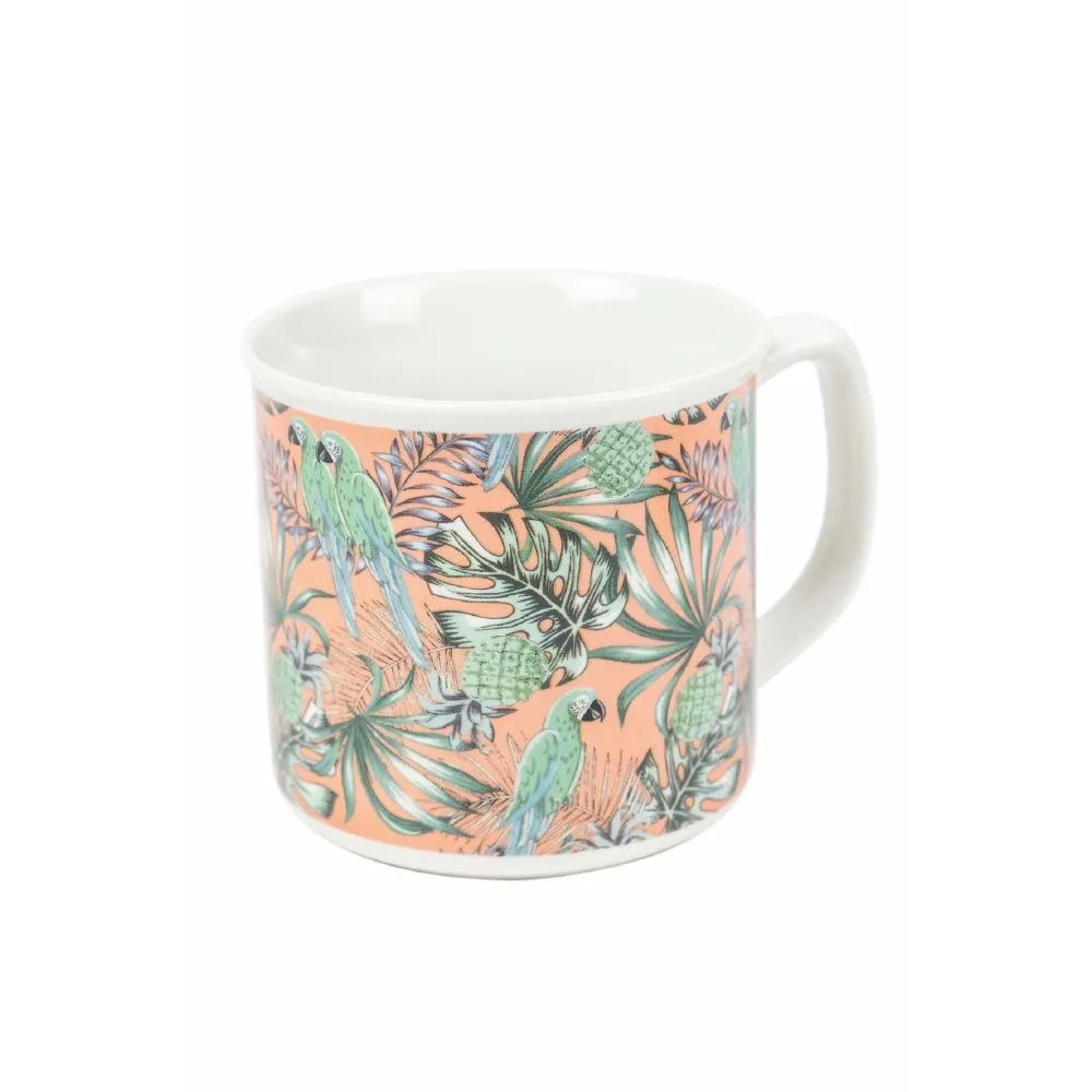 Tazza Ø9,2x8,7 cm Bone China VdE Tivoli 1996 Tropicana pappagallo