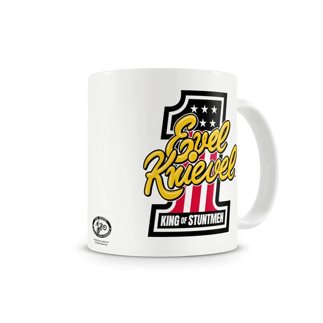 Tazza da caffè "Evel Knievel King Stuntmen" (Re degli acrobati)