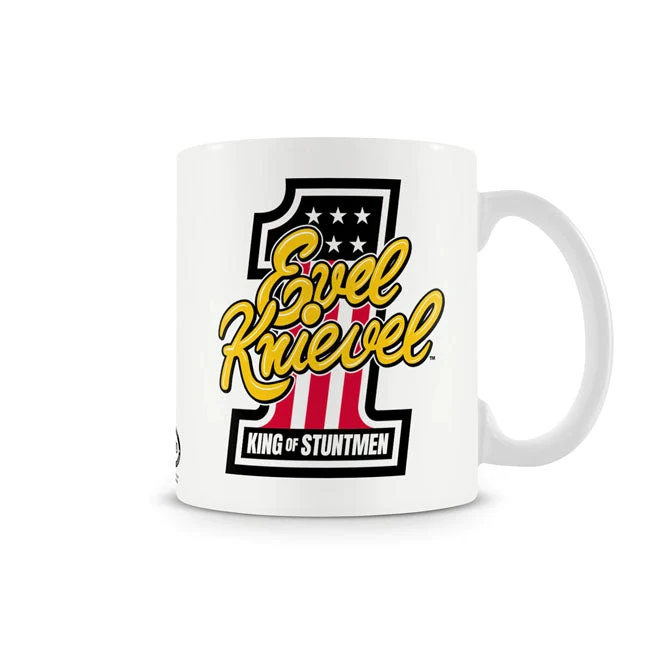Tazza da caffè "Evel Knievel King Stuntmen" (Re degli acrobati)