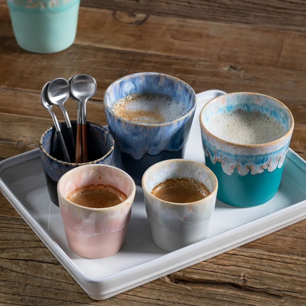Tazza da caffè Grespresso 190ml D8cm H7,5cm turchese