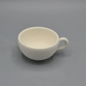 Tazza caffè Mughetto ceramica semilavorata GREZZA da dipingere