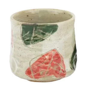 TAZZA GIAPPONESE GREEN LEAF - MINO YAKI