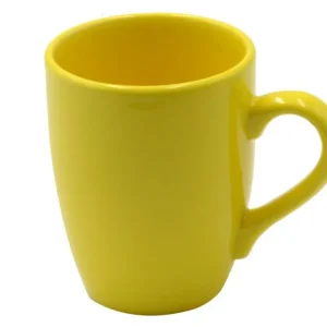 Tazza mug 12x9x11cm gialla