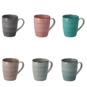 Tazza mug ceramica corail 9xh10cm assortiti 105672