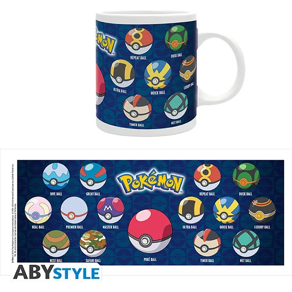 Tazza Pokemon Ball Varieties