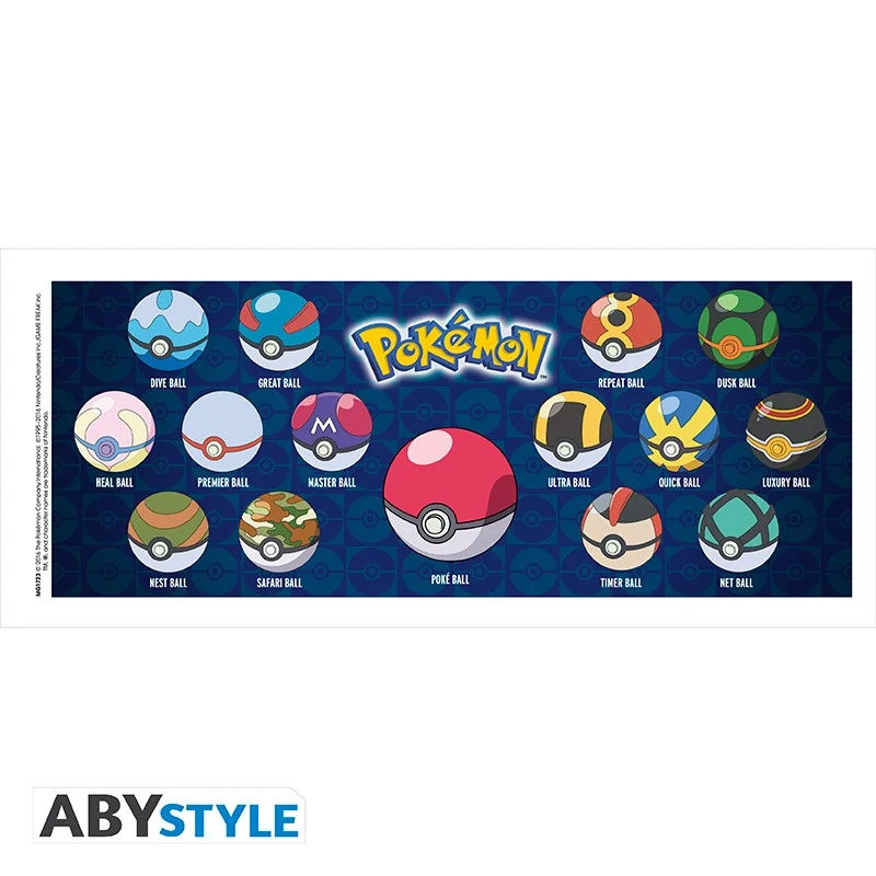 Tazza Pokemon Ball Varieties