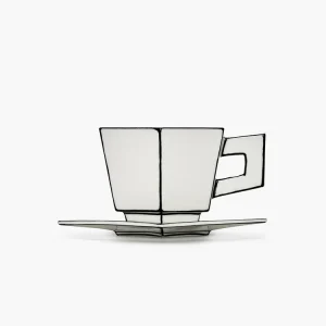 Tazze Cappuccino Carte Blanche Serax - Set 2 Pezzi
