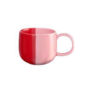 tazzina da caffè con piattino "Strwberry smoothie"