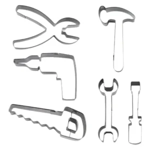 <tc>STÄDTER</tc> Set di tagliabiscotti officina 6 pezzi 7,5–9 cm