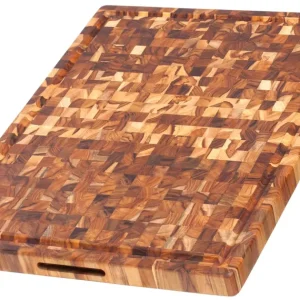 Teak Teak House Cut e porzione Teak con succo di succo, 61x46x3,8 cm Th333