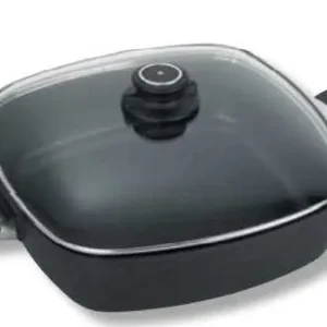 Tegame quadrato con coperchio Swiss Diamond