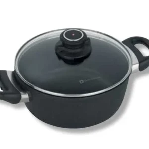 Tegame tondo con coperchio e due manici ø 20cm Swiss Diamond