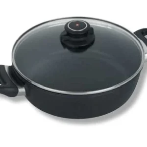 Tegame tondo con coperchio e due manici ø 32cm per induzione Swiss Diamond