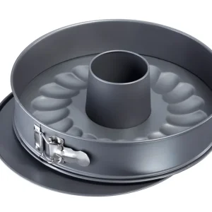 Teglia cerniera Backmeister D28cm, 2 basi, antiaderente