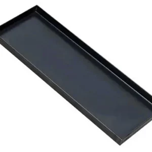 Teglia Lamiera Blu Cm.50x20x2h Per Pinsa Bordi Dritti 0,8mm