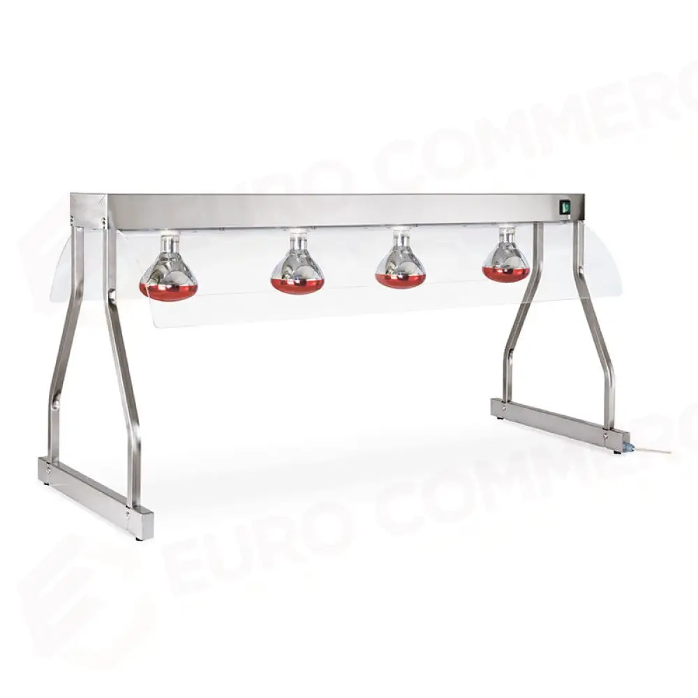 TELAIO INOX CON LAMPADE INFRAROSSI, GN 4/1 - 9570T - METALCARRELLI