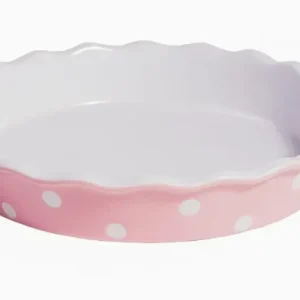 Tortiera Rosa con Pois