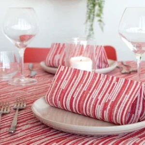Tovaglia 100x100 Airlaid Packservice Mono Back Rosso 100 Pezzi