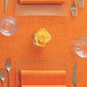 Tovaglia 100x100 Airlaid Packservice Plus Jack Arancio 100 Pezzi