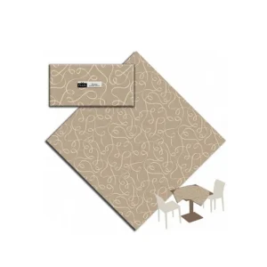Tovaglia 120x120 Airlaid Packservice Plus Grace Creta 100 Pezzi