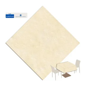 Tovaglia 160x160 Airspun Packservice Color Crema 80 Pezzi
