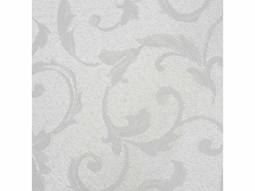Tovaglia antimacchia jacquard queen 140x300cm bianca