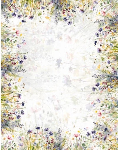Tovaglia rettangolare stampa digitale fiori 240cm | Rohome