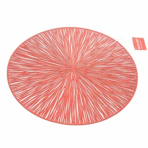 Tovaglietta pvc diametro 38 rosso