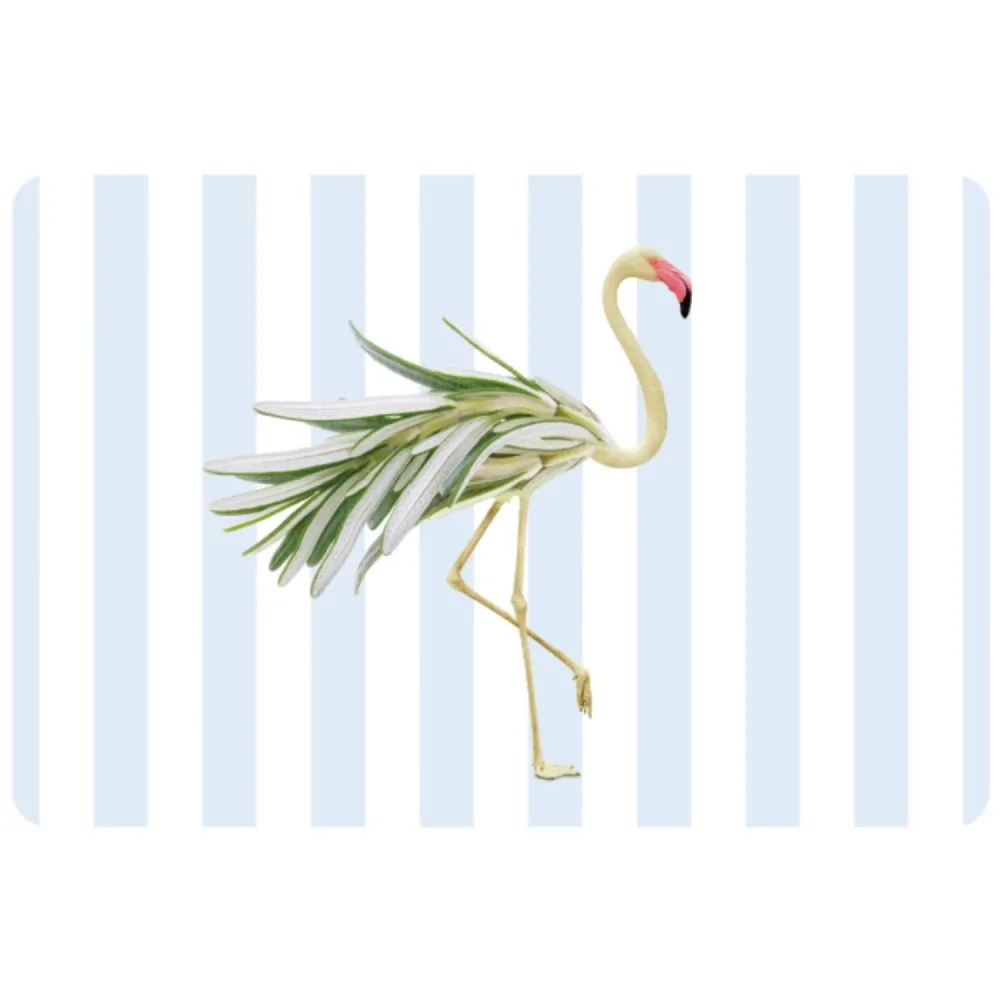 Tovaglietta stampata su entrambi i lati Flamingo PVC