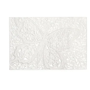Tovaglietta vinile con decoro Farfalla, 45x30,5