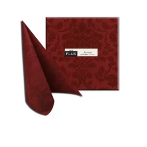 Tovaglioli 40x40 Airlaid Packservice Plus Victoria Bordeaux 800 Pezzi