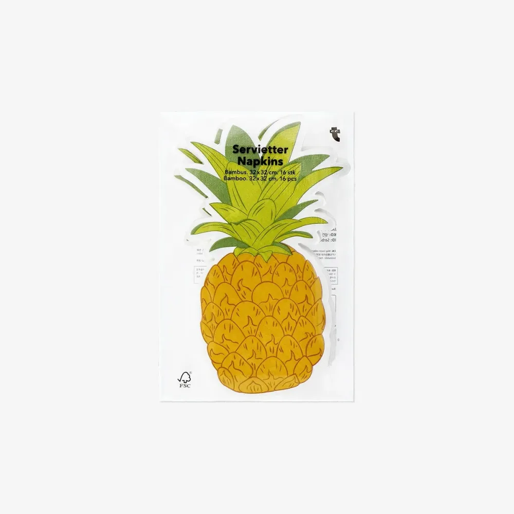 Tovaglioli ananas - 16 pz