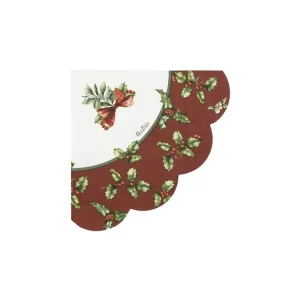 TOVAGLIOLI SMERLATI CHRISTMAS TIME 16 PZ 33CM