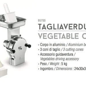 Tre Spade TOOLLIO veg cutter tool - Accessorio tagliaverdure, tagliamozzarella, PRODOTTO ITALIA