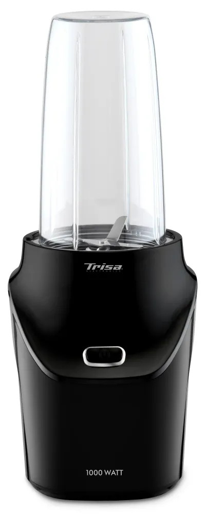 Trisa Smoothie-Mixer Nutri Blender Energy – 1 l, 1000 W, Eis-Crusher – Schwarz