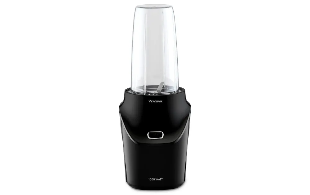 Trisa Smoothie-Mixer Nutri Blender Energy – 1 l, 1000 W, Eis-Crusher – Schwarz
