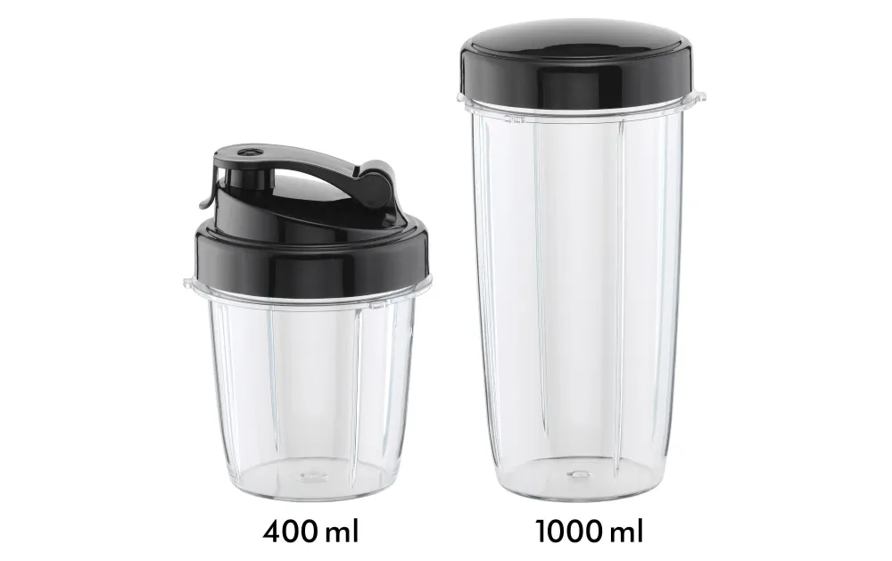 Trisa Smoothie-Mixer Nutri Blender Energy – 1 l, 1000 W, Eis-Crusher – Schwarz