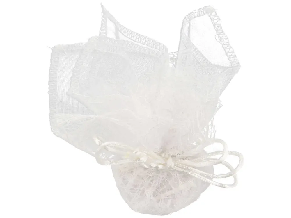 Tulle bianco con tirante