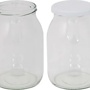 VASO VETRO 'BOCCACCIO' PER ALIMENTI TIPO 'STD' 1062 ml - imbocc. Ø 82 mm c/tappo Gruppo Vetro Somma