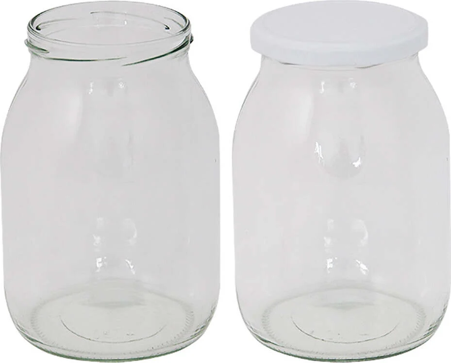VASO VETRO 'BOCCACCIO' PER ALIMENTI TIPO 'STD' 1062 ml - imbocc. Ø 82 mm c/tappo Gruppo Vetro Somma